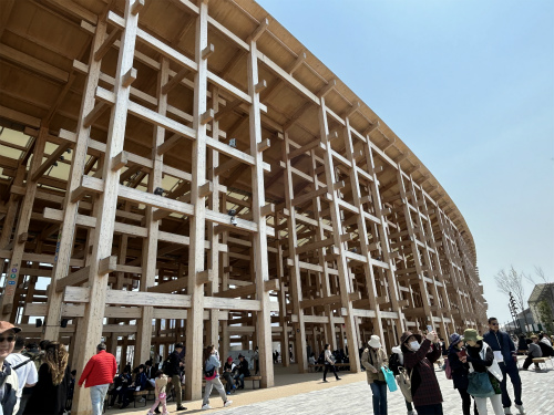 Grand Roof Ring at Expo 2025 Osaka – a 2km wooden walkway built with traditional Japanese techniques